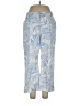 Lands' End 100% Cotton Paisley Blue Casual Pants Size 12R - photo 1