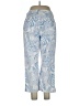 Lands' End 100% Cotton Paisley Blue Casual Pants Size 12R - photo 2