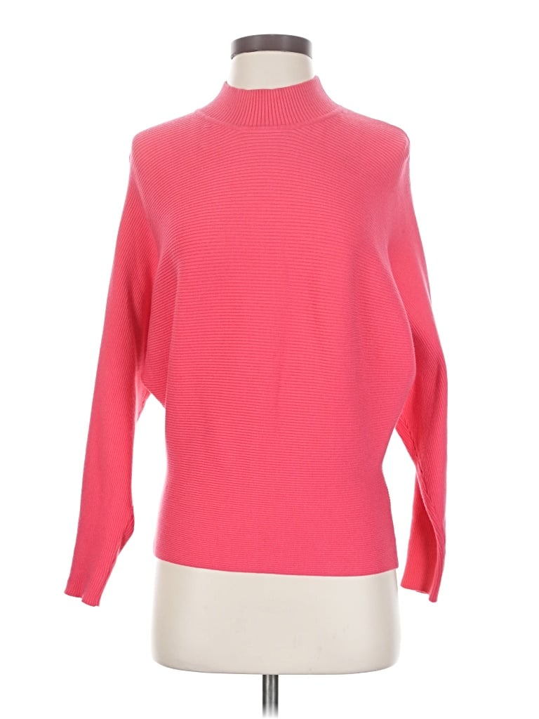 Pre-owned Zesica Turtleneck Sweater In Pink