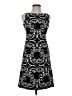 Ann Taylor Graphic Black Cocktail Dress Size 00 - photo 1
