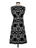 Ann Taylor Graphic Black Cocktail Dress Size 00 - photo 2