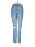 Express Hearts Blue Jeans Size S - photo 1