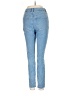 Express Hearts Blue Jeans Size S - photo 2