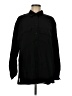 Gap Solid Black Long Sleeve Button-Down Shirt Size M - photo 1