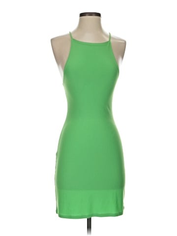 Olivaceous Cocktail Dress (view 1)