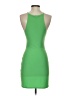 Olivaceous Solid Green Cocktail Dress Size S - photo 2