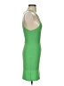 Olivaceous Solid Green Cocktail Dress Size S - photo 4