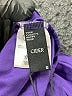 Cider Solid Purple Cocktail Dress Size S - photo 6