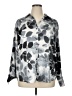 Maison d' Amelie Print Gray 3/4 Sleeve Blouse Size XL - photo 1