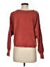 Mur Mur 100% Cotton Color Block Orange Pullover Sweater Size M - photo 2
