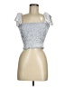 Koch Silver Blue Sleeveless Top Size M - photo 1