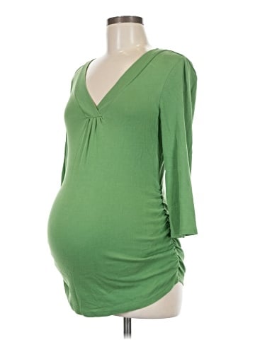 Oh Baby By Motherhood 3/4 Sleeve Top (view 1)