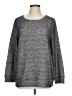 Roots Canada Metallic Silver Pullover Sweater Size L - photo 1