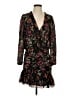 A.L.C. 100% Silk Floral Black Cocktail Dress Size 4 - photo 1