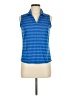 Bollé 100% Polyester Blue Sleeveless Blouse Size M - photo 1