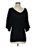 White House Black Market Black Silk Pullover Sweater Size S - photo 1