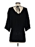 White House Black Market Black Silk Pullover Sweater Size S - photo 2