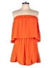 Love Encounter 100% Polyester Solid Orange Romper Size L - photo 1