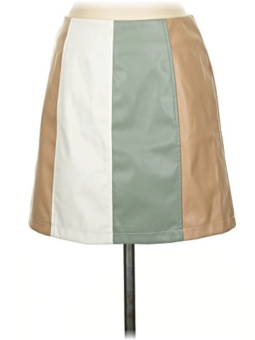 Alya Faux Leather Skirt (view 1)