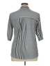 Unbranded Stripes Gray 3/4 Sleeve Blouse Size XL - photo 2