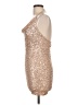 Assorted Brands 100% Polyester Metallic Gold Cocktail Dress Size L - photo 5