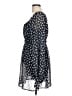 Lush 100% Polyester Stars Blue Casual Dress Size L - photo 5