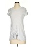 BCBGMAXAZRIA Silver Short Sleeve Top Size S - photo 1