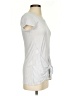 BCBGMAXAZRIA Silver Short Sleeve Top Size S - photo 4