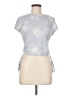 Derek Heart Gray Short Sleeve Top Size M - photo 1