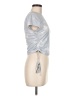 Derek Heart Gray Short Sleeve Top Size M - photo 4