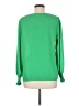 Chaus 100% Polyester Green Long Sleeve Blouse Size M - photo 2