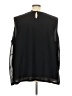 Roaman's 100% Polyester Black Sleeveless Blouse Size 38W - photo 2