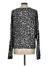 Free Kisses Silver Long Sleeve Top Size L - photo 2