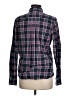 Lands' End Canvas 100% Cotton Plaid Blue Long Sleeve Button-Down Shirt Size M - photo 2