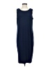 Joan Rivers Solid Blue Casual Dress Size S - photo 1