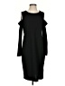 DKNYC Solid Black Casual Dress Size S (estimated) - photo 1