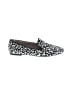 Ann Taylor Animal Print Black Ivory Flats Size 8 1/2 - photo 1