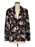 Bar III 100% Polyester Floral Black Blazer Size 8 - photo 1