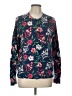 Lands' End 100% Supima Cotton Floral Blue Pullover Sweater Size L - photo 1