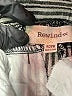 Rewind Stripes Ivory Shorts Size 9 - photo 3