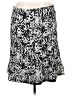 JM Collection 100% Nylon Chevron-herringbone Black Silver Formal Skirt Size XL - photo 1