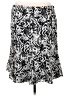 JM Collection 100% Nylon Chevron-herringbone Black Silver Formal Skirt Size XL - photo 2