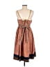 Tocca 100% Cotton Hearts Brown Casual Dress Size 8 - photo 2