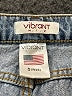 Vibrant M.I.U 100% Cotton Graphic Blue Jeans Size 5 - photo 4