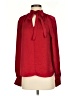 Sugar Lips 100% Polyester Red Long Sleeve Blouse Size XS - photo 1