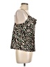 Nine West 100% Polyester Green Sleeveless Top Size L - photo 4