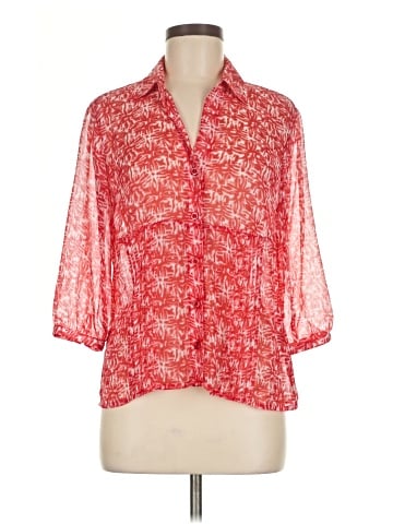 Christopher & Banks 3/4 Sleeve Blouse (view 1)