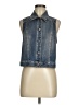 Indigo Thread Co. Blue Denim Vest Size M - photo 1
