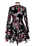 Mac Duggal 100% Polyester Floral Black Cocktail Dress Size 4 - photo 2