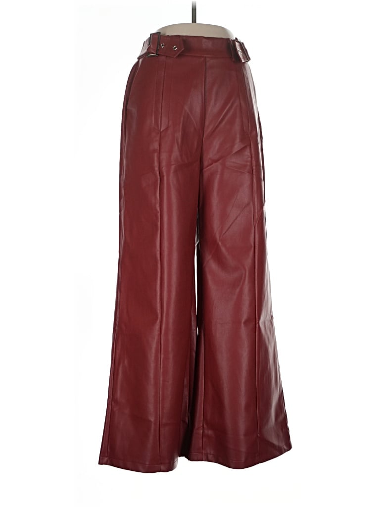 Pre-owned Uoozee Casual Pants In Burgundy